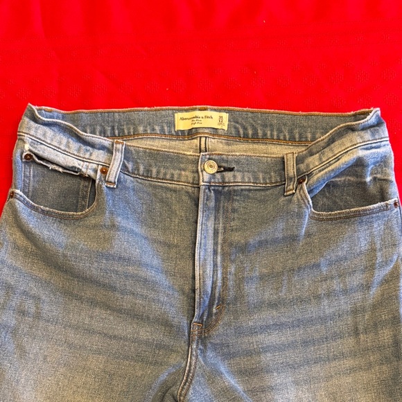 Abercrombie & Fitch Blue Ankle Jeans - Picture 2 of 4